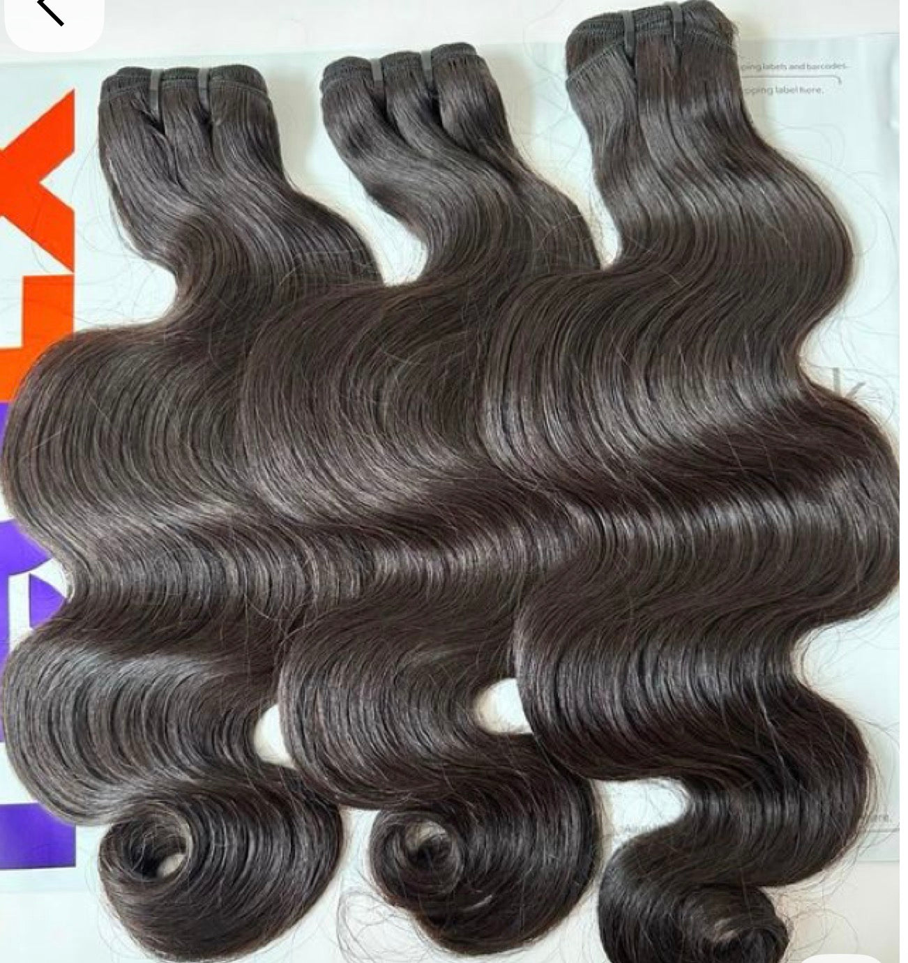 Luxury supper double drawn raw donor bodywave